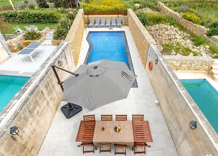 Solaris Gozitan With Pool - Happy Appartement Għasri